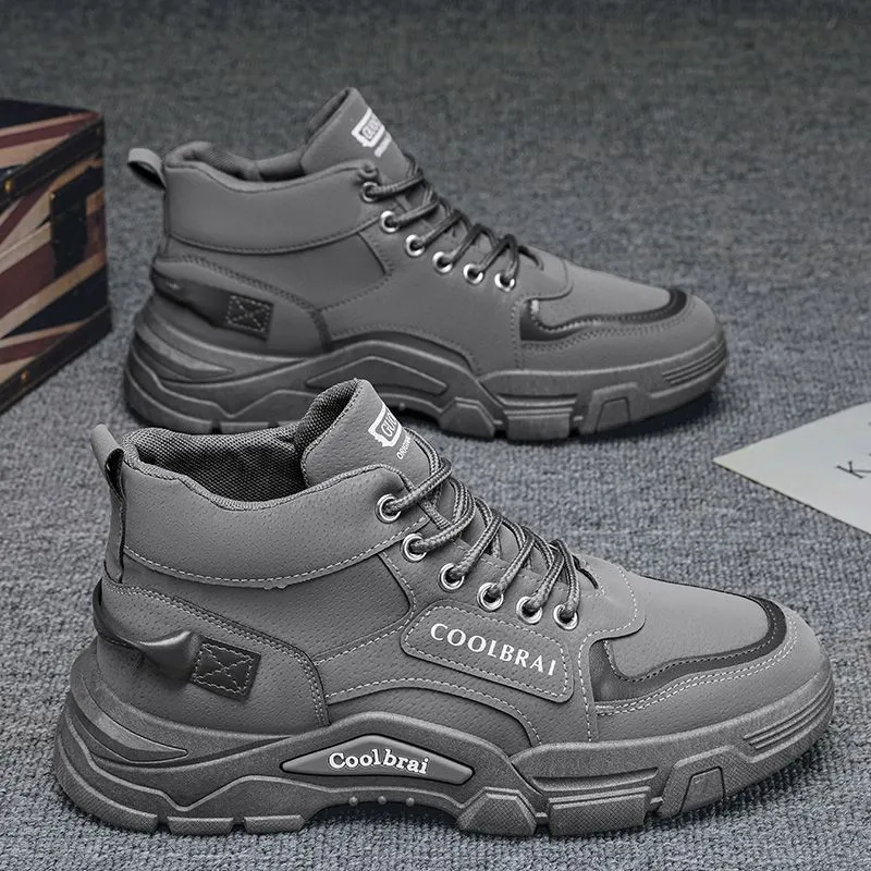 2026 Winter Men's High Top Work Rugged Hiking Safety Martin Non Slip Durable Outdoor Ankle Boots_voghion.com