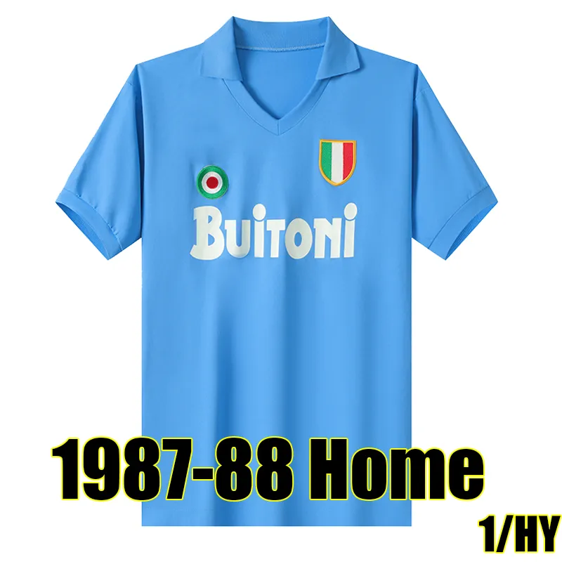 4XL Maradona Napoli Retro Soccer Jerseys 1986 1987 1988 89 1990 91