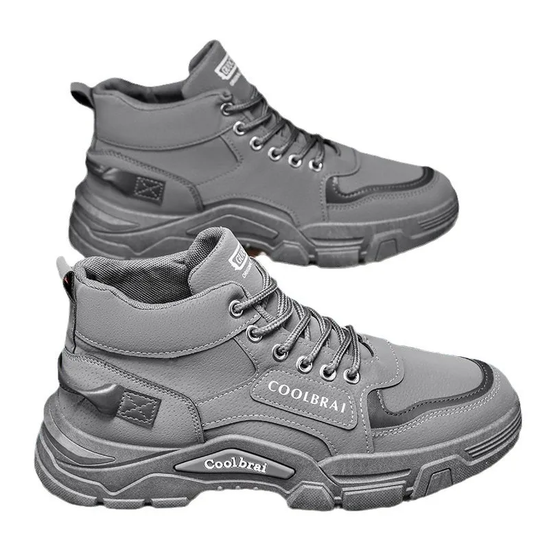 2026 Winter Men's High Top Work Rugged Hiking Safety Martin Non Slip Durable Outdoor Ankle Boots_voghion.com