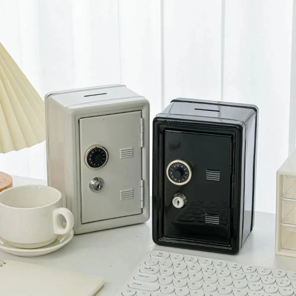 Mini Strong Box Decorative Mini Safe Box With Password Lock Metal Anti Theft Strongbox ...