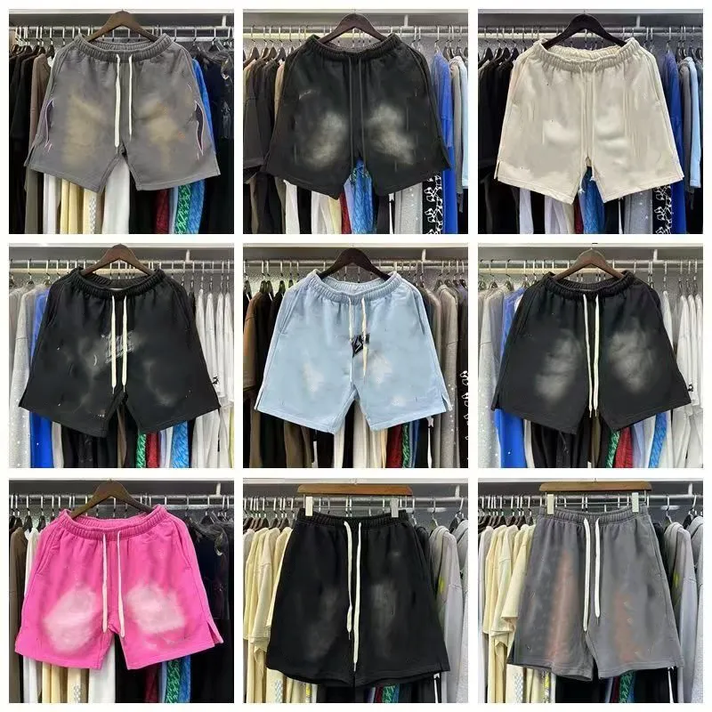 Designer Men's Vintage Street Leather Look Shorts Loose Fit, High ...