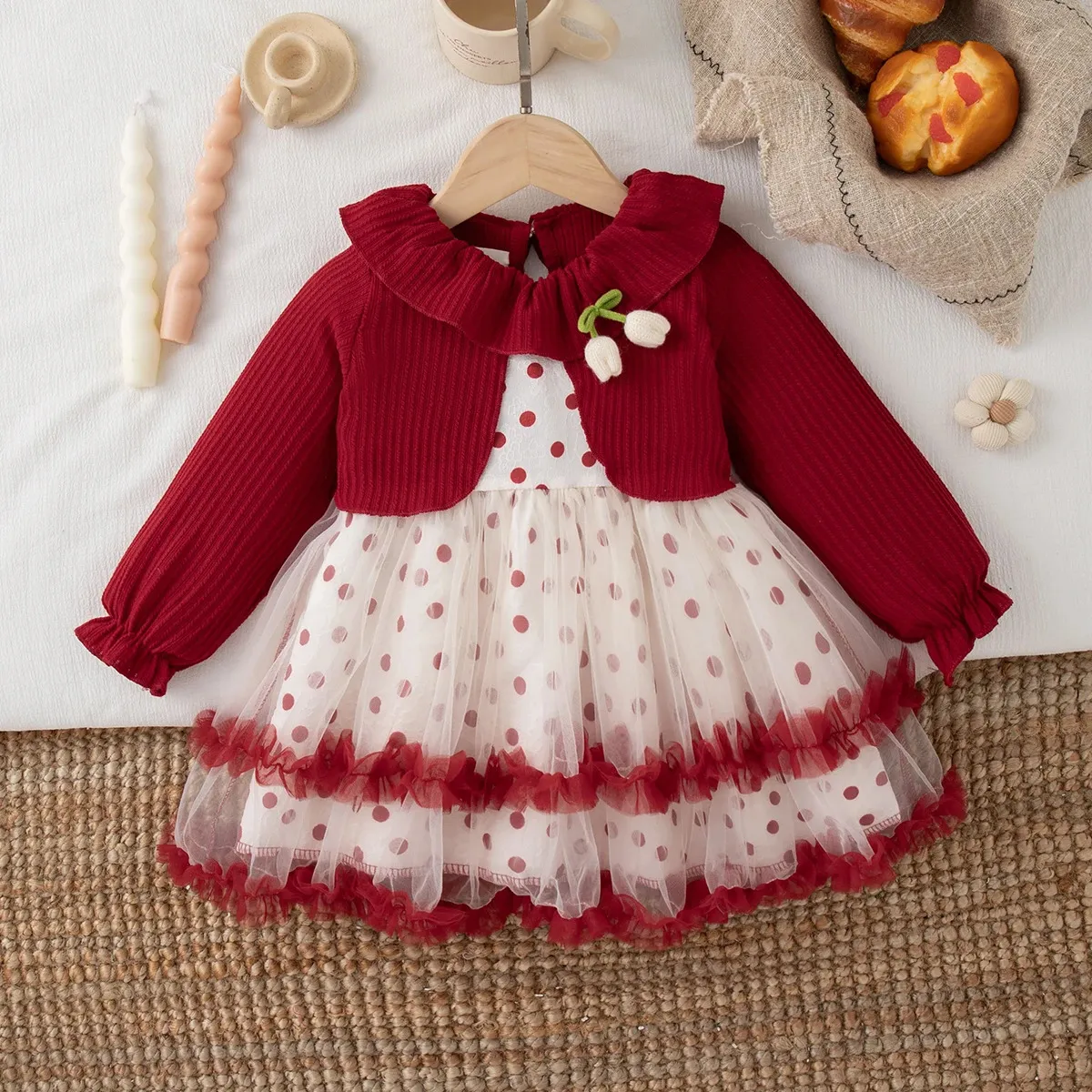 strapless cotton dress Porcelain Flower Cotton Poplin Strapless Dress