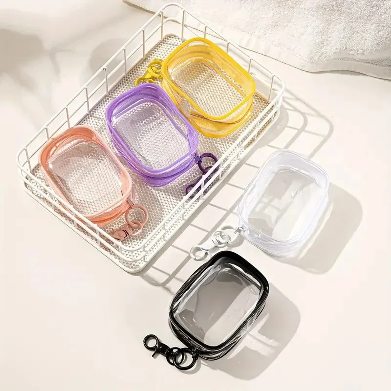 PVC Transparent Mini Storage Bag Keychain Small... From Coisinistore ...