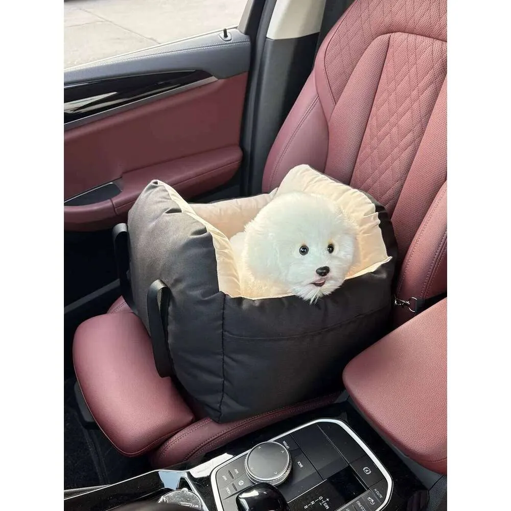 Small Car Dog Bag Booster Seat Bed with Washable Soft Cotton Filling ...