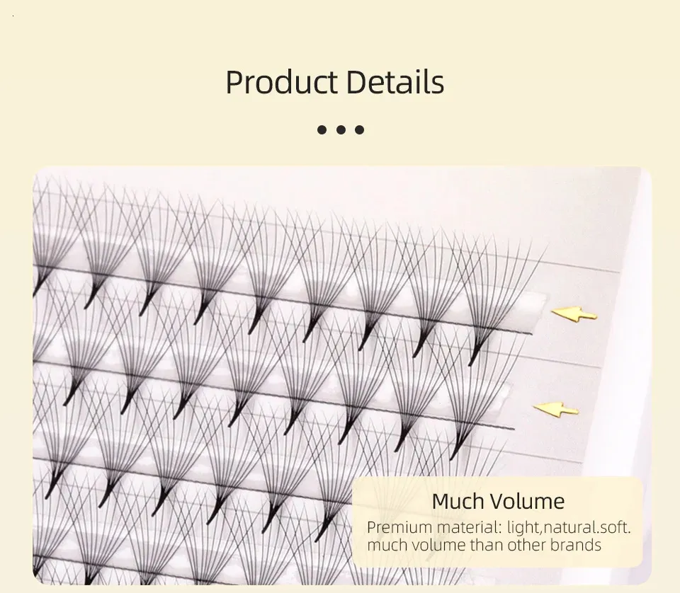 Lashprofessor 8-15mm Premade Volume Fans 3D/6D/8D/14D Sharp Narrow Base ...