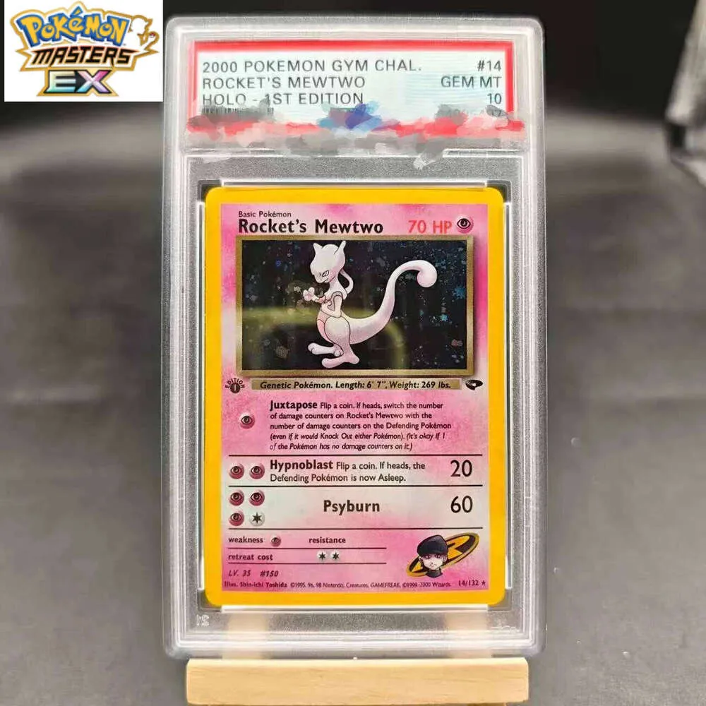 2000 mewtwo pokemon card Vintage Mew Rare Promo Cards A single individual card from the Pokemon trading and collectible card game (TCG/CCG) 2000 Pokemon Card Mewtwo Black