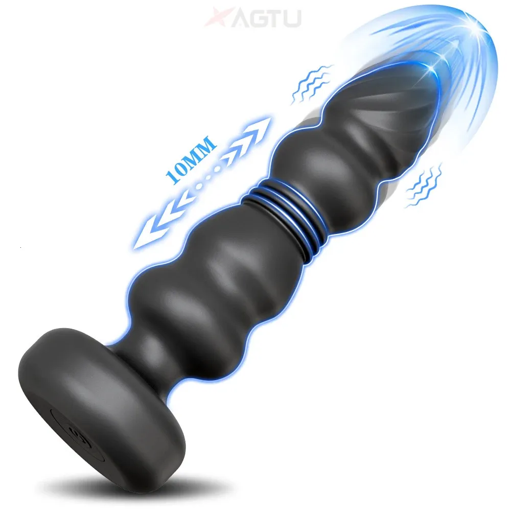 Thrusting Anal Plug Vibrator Anal Beads Male Prostate... From 7,35  |  DHgate