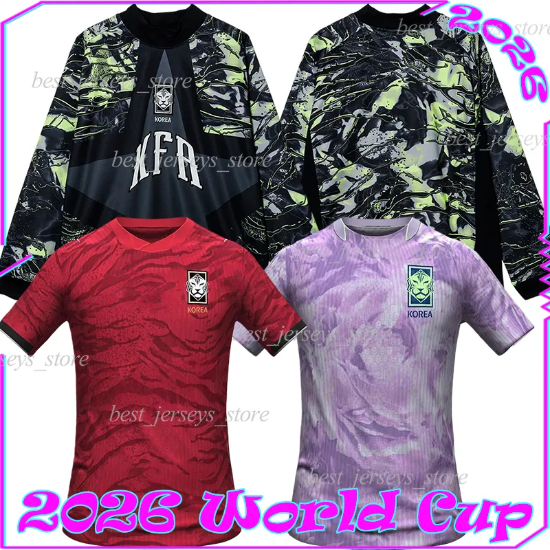 4XL 2026 Korea SON Soccer Jerseys 26/27 National Team HEUNGMIN