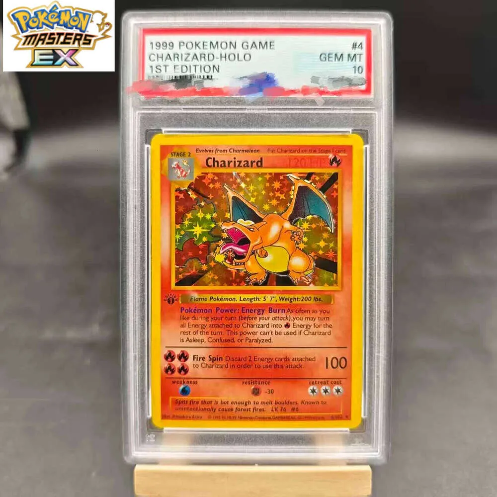 1999 pokemon charizard holo card - (4) - Base Set 2 Preserved in a tamper Star Holo 1st Edition Charizard
