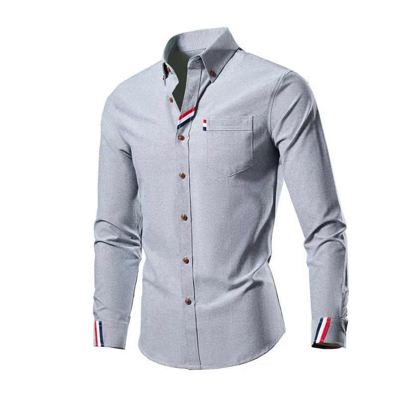 men long sleeve korean slim design dress shirt Men's Shirt Big Size Korean Luxury Clothing Fashion Long Sleeve Floral  Shirts For Men All Match Slim Fit Casual Mens Dress Shirt