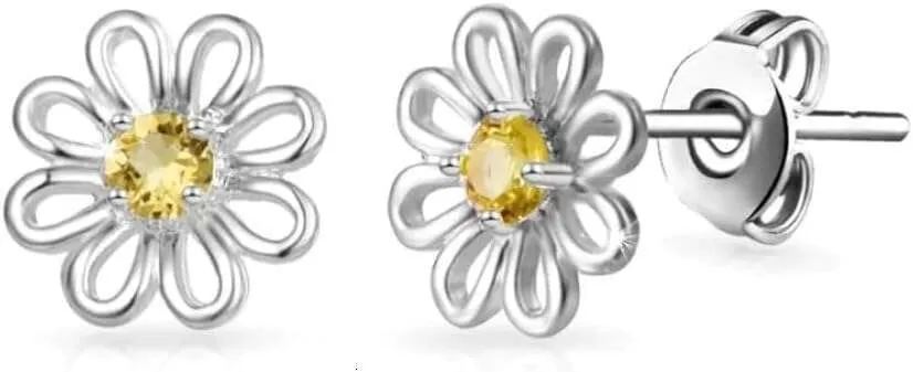 Daisy Stud Earrings Created With Zircondia_voghion.com