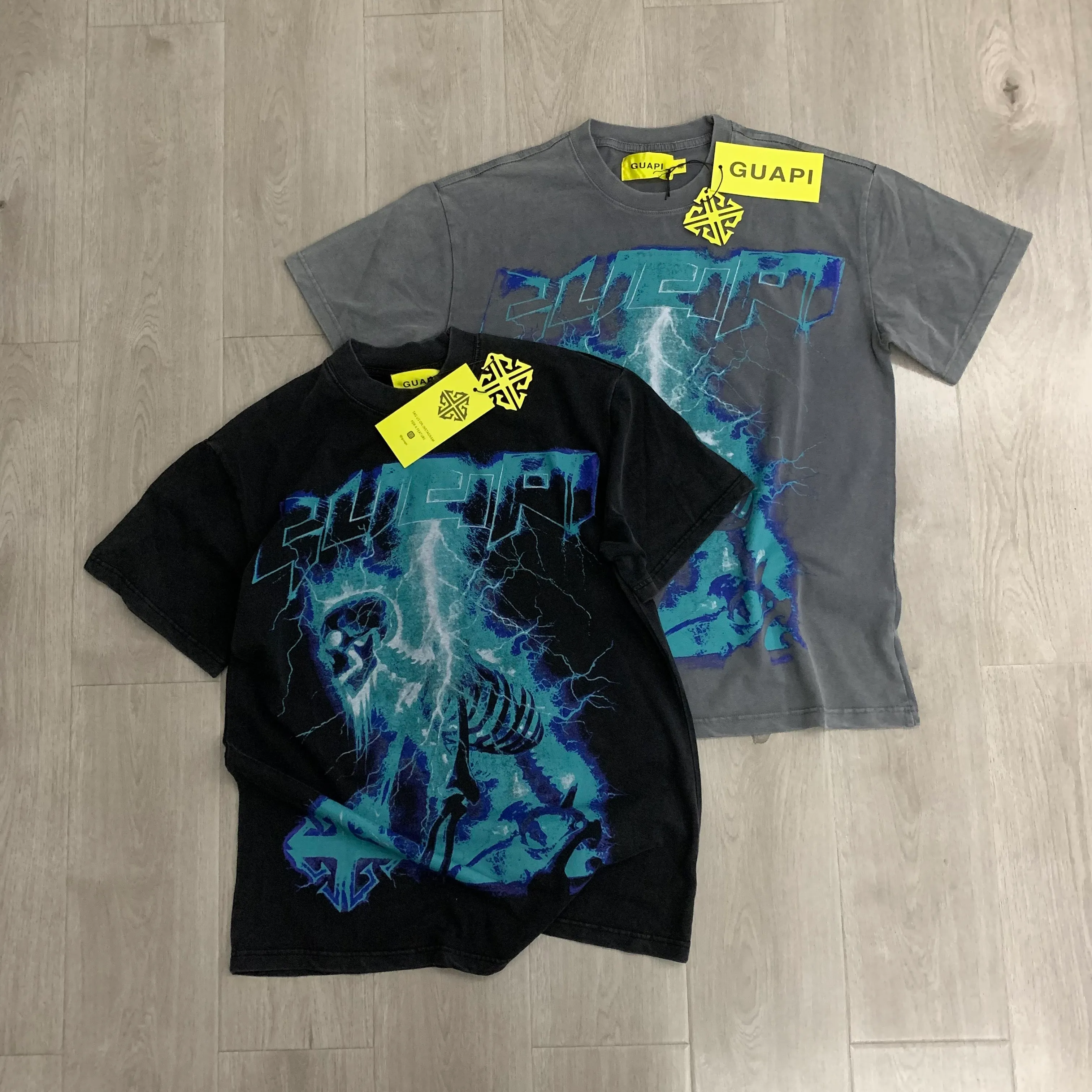 Men T Shirt Guapi Black Revived Tee Gray 2026ss... From 13,03 
