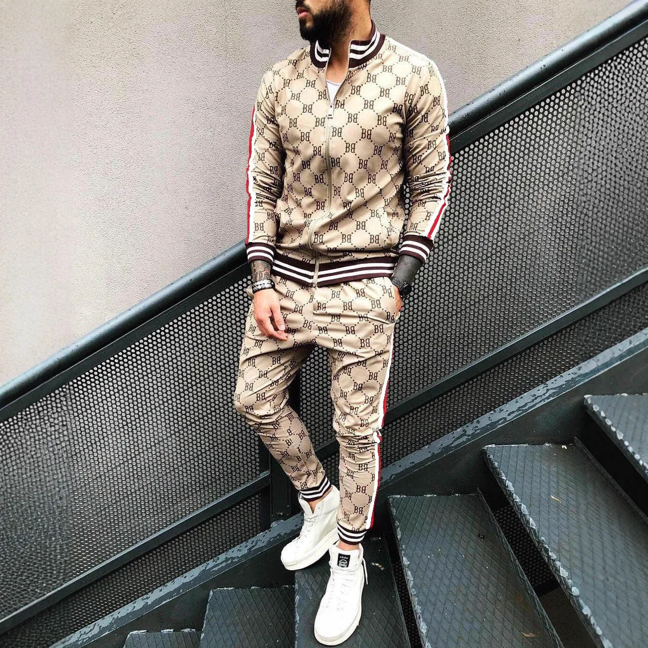 Luxury Brand Designer Clothes 2025 New 3D Printed Sports Sweatshirt Thin Fitness Jacket European And American Style Zipper Cardigan Casual Sports Top For Men