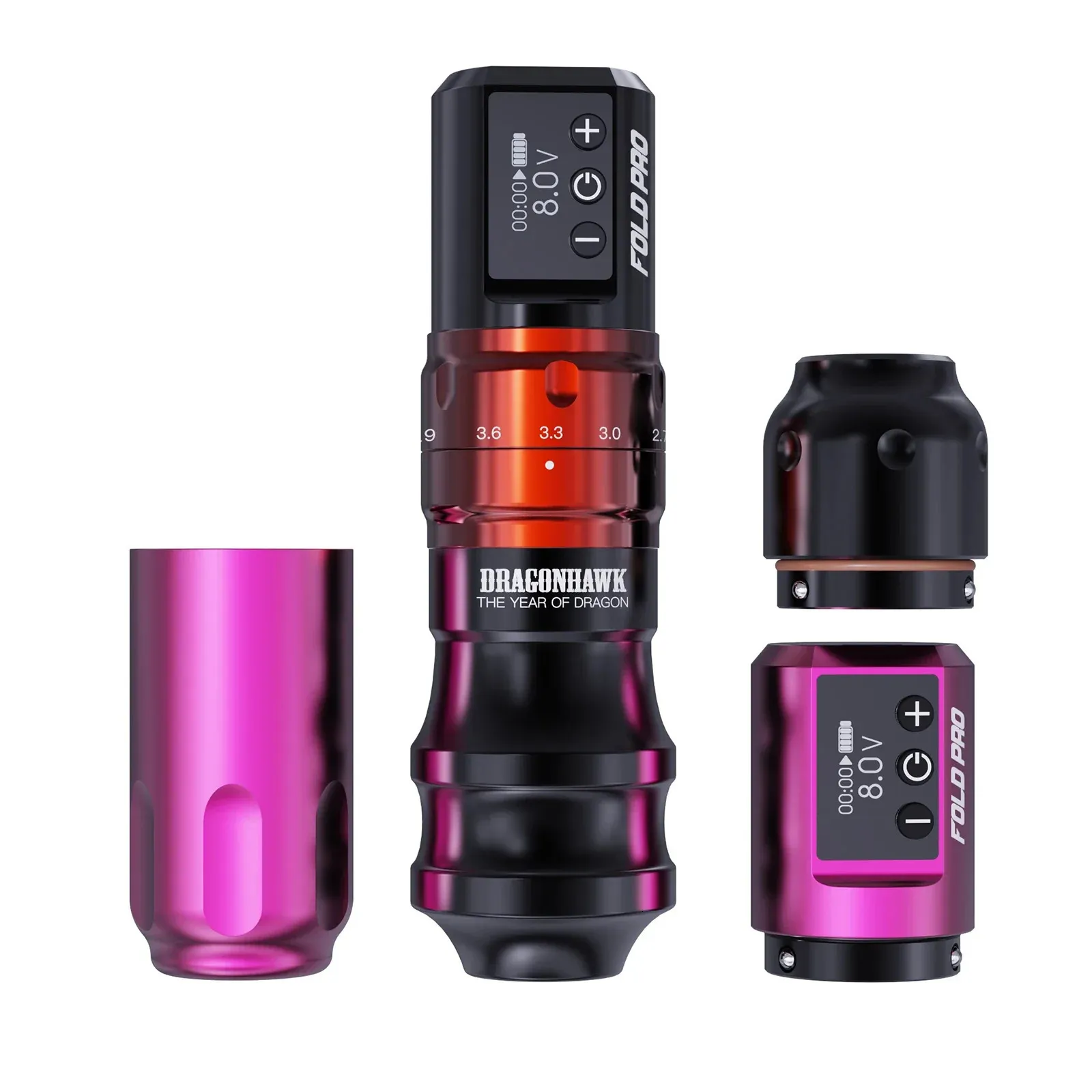 Dragonhawk Fold Pro Wireless Tattoo Machines Dragon From Huan07