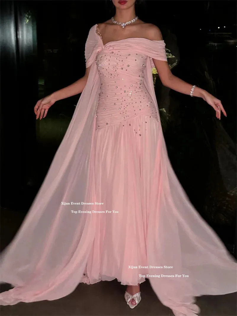 sachin and babi light blue dress Classy Long Pink Chiffon V Neck 3/4 Sleeve Mother Of... From 55,91 € main image 1