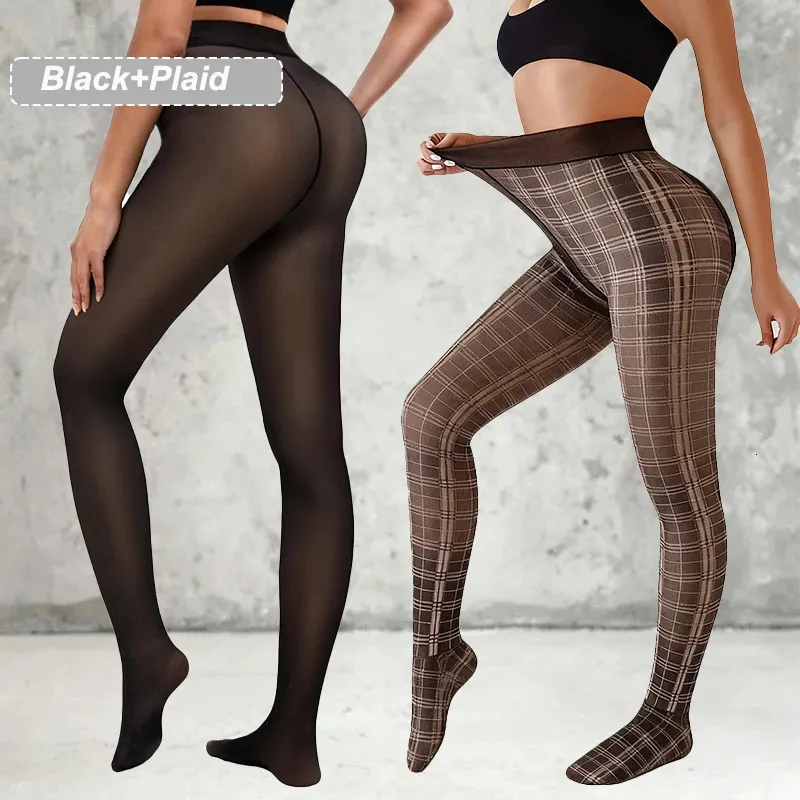 Pwsap Leggings Caldi Leggings Termici Foderati da Donna con Interno in