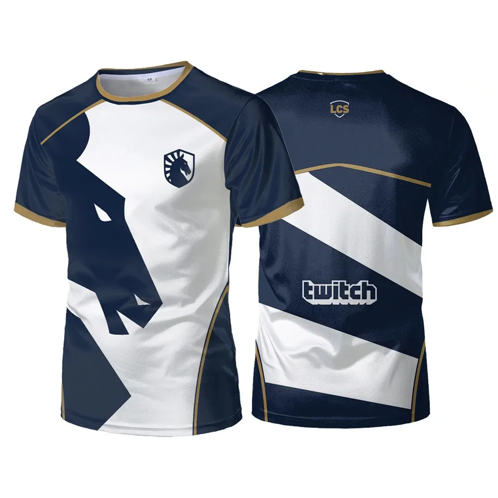 Wholesale Liquid Team Mens CSGO E Sports Training Shirts Breathable ...