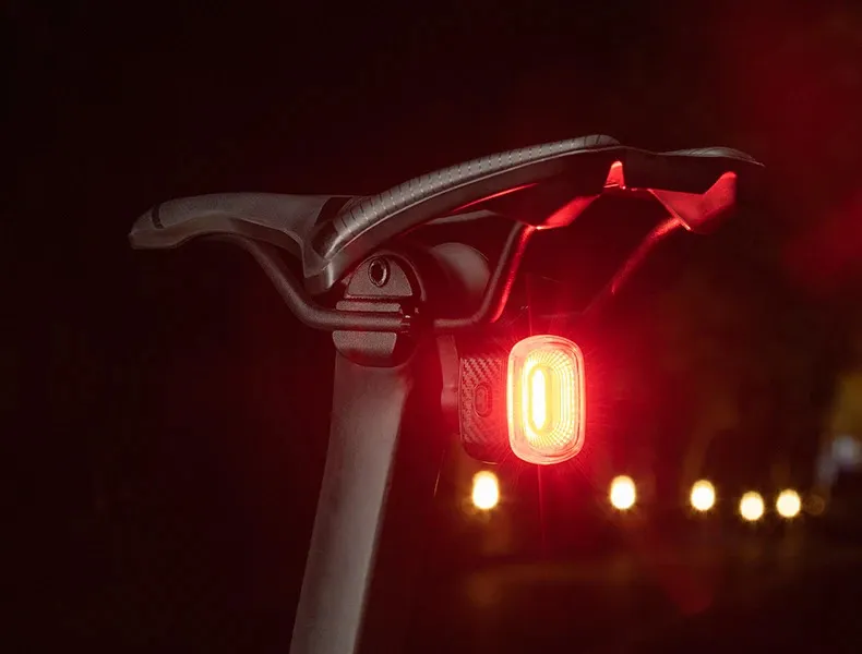 ROCKBROS Feu arrière de vélo intelligent avec détection de