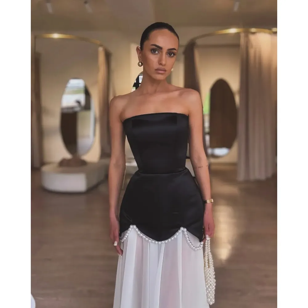 strapless open back dress Ellie Wilde - EW36028