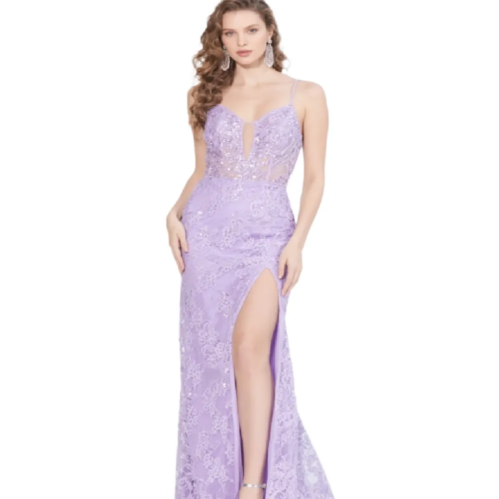 sachin and babi light blue dress Lavender Homecoming Dresses  ADASA