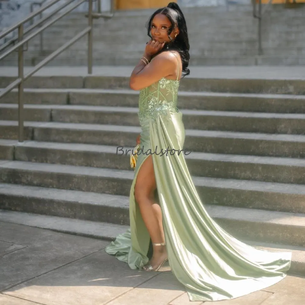 Elegant Sage Green Prom Dress 2026 Plus Size... From 106,15  | DHgate