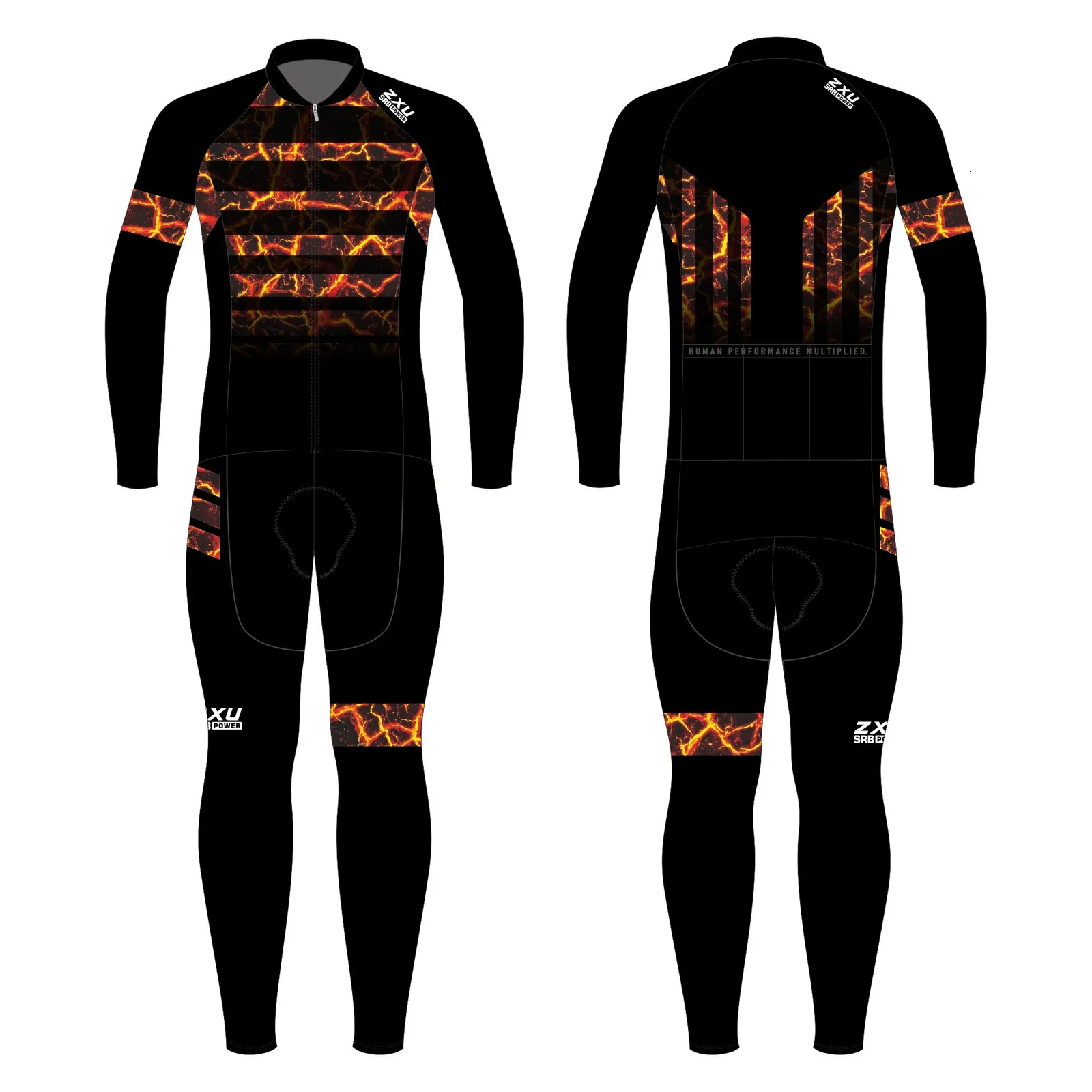 Long Sleeve Skinsuit ZXU Trisuit SRBPOWER Triathlon From 33,93