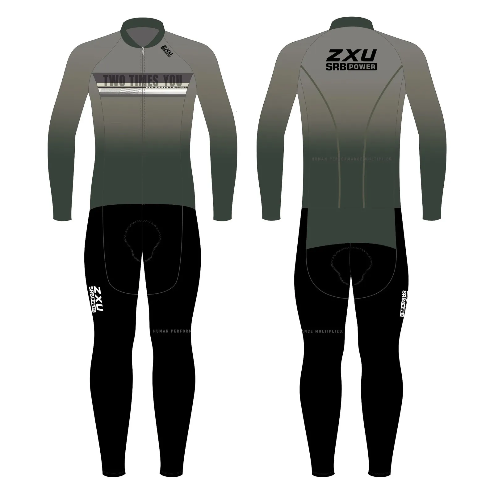 Long Sleeve Skinsuit ZXU Trisuit SRBPOWER Triathlon From 33,93