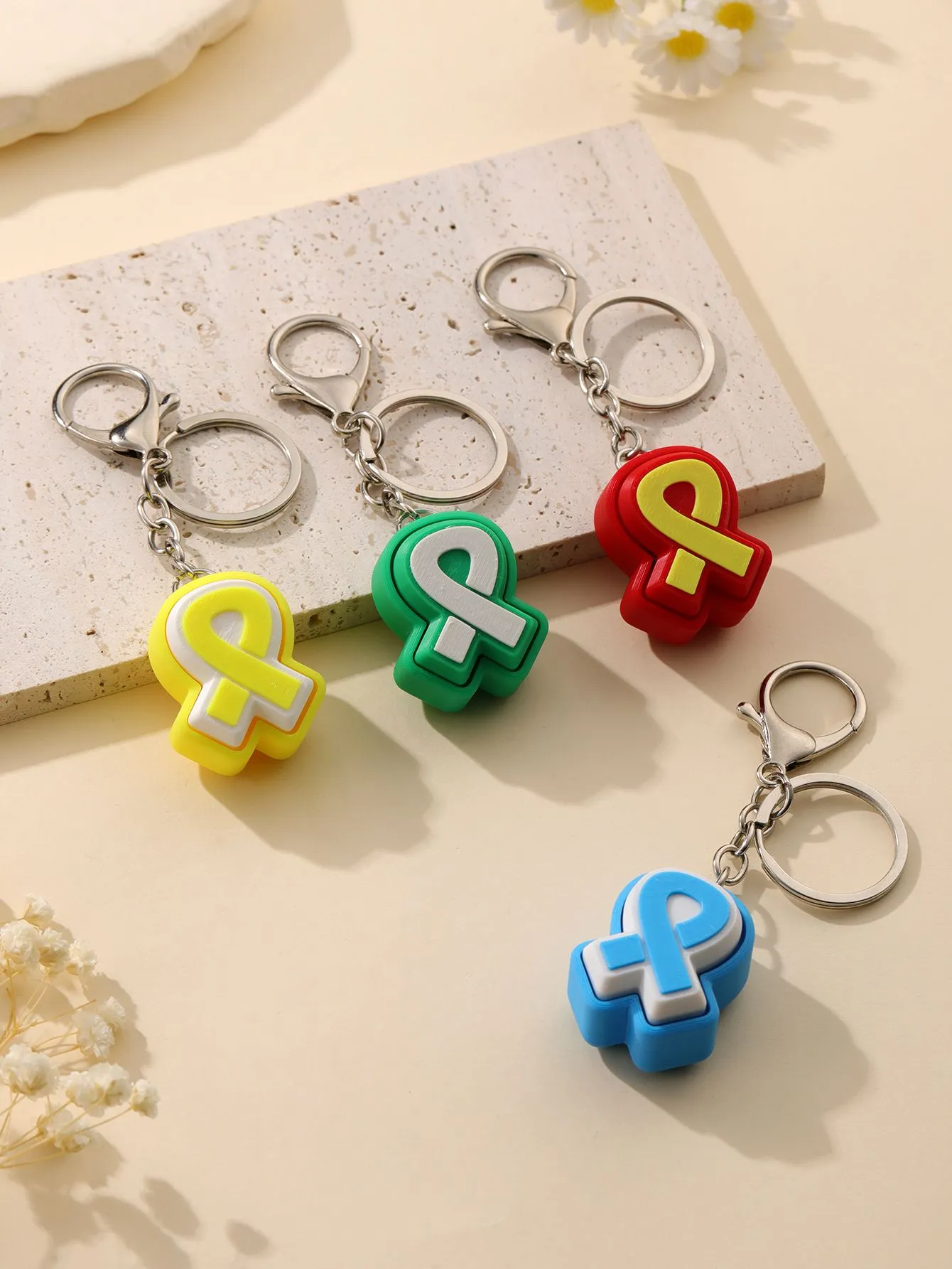 Hj0117 3D Printed Stress Relief Keychains Portable... From ...