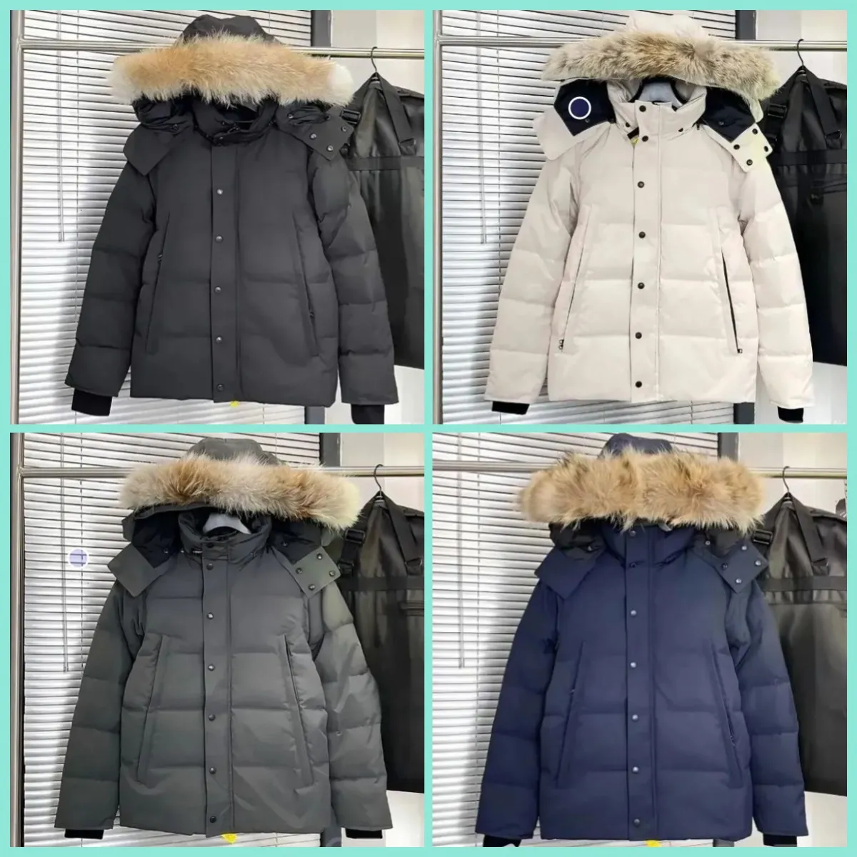 Men's Winter Hybrid Down Parka Down Jacket With Big... From Wanlaoji ...