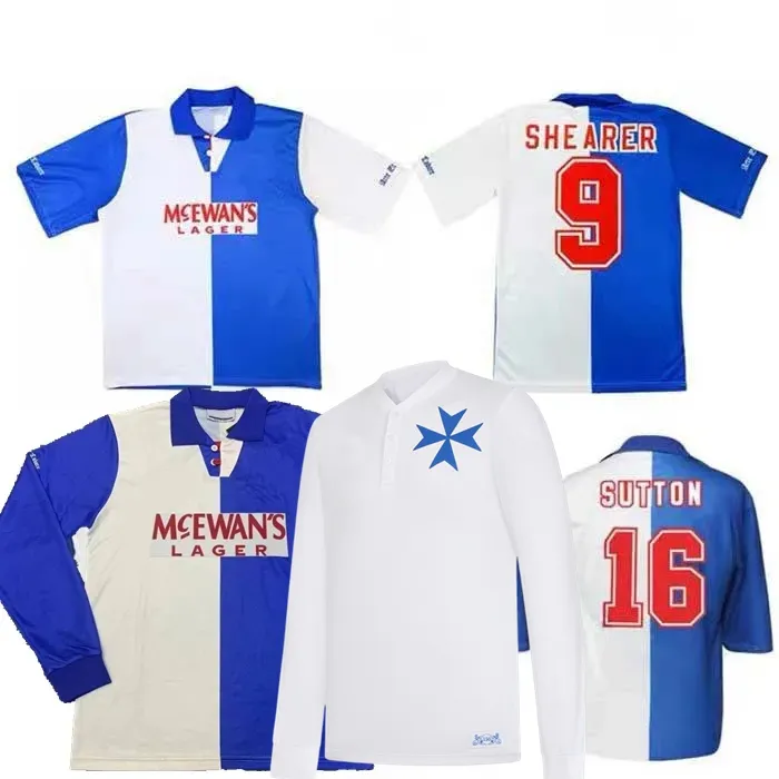 Retro Classic 1994 1995 BlackburnS SHEARER Soccer From