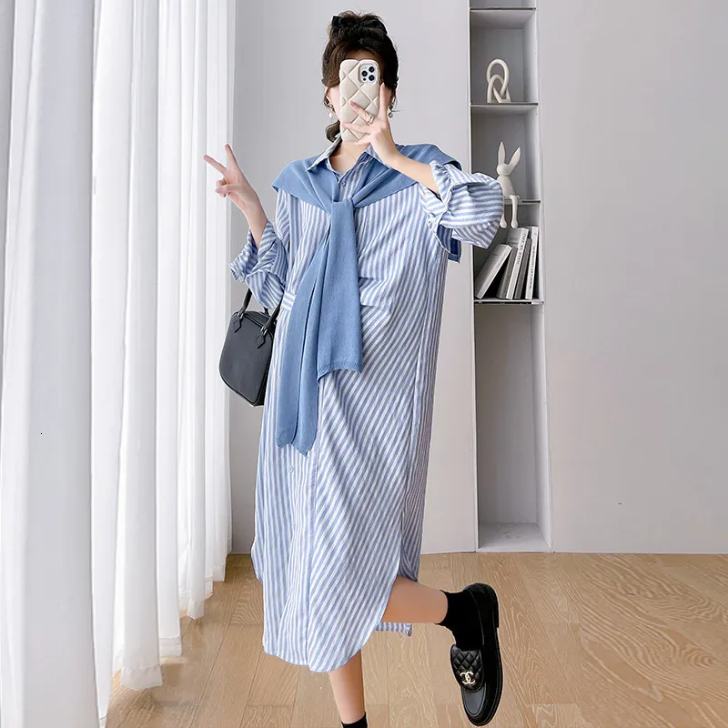 Maternity mid-length pink lace shirt dress with shawl and long kimono sleeves for autumn from Dhgate Basic & Casual Dresses - price 49.64 Maternity mid-length pink lace shirt dress with shawl and long kimono sleeves for autumn from Dhgate Basic & Casual Dresses - price 49.64