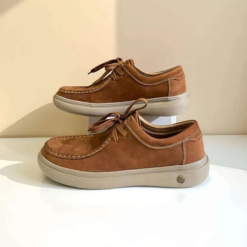 OKIMOZ Casual Running Sneaker Designer Shoes Premium Leather Chunky Sole Lightweight City Gym Sneakers Big Size_voghion.com