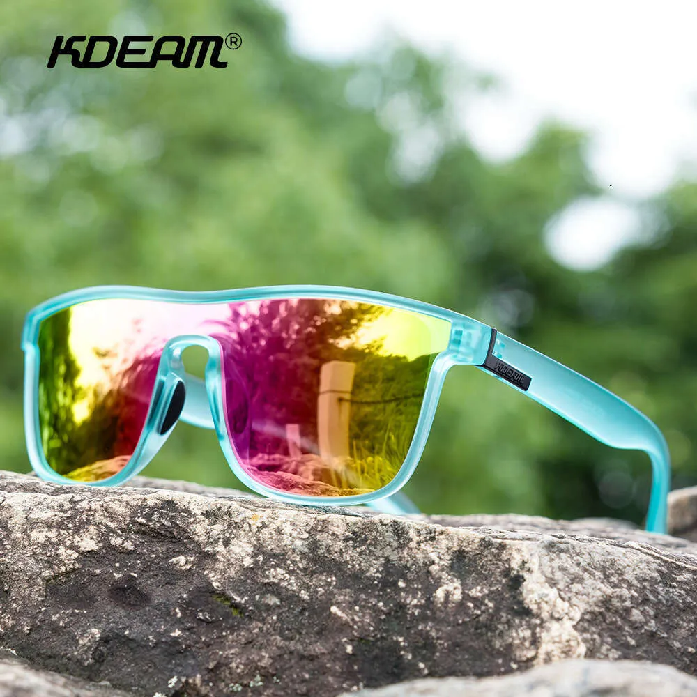 KDEAM Large Frame Square Polarized Sunglasses For Men Women – Oversized Metal/PC, UV400 Protection