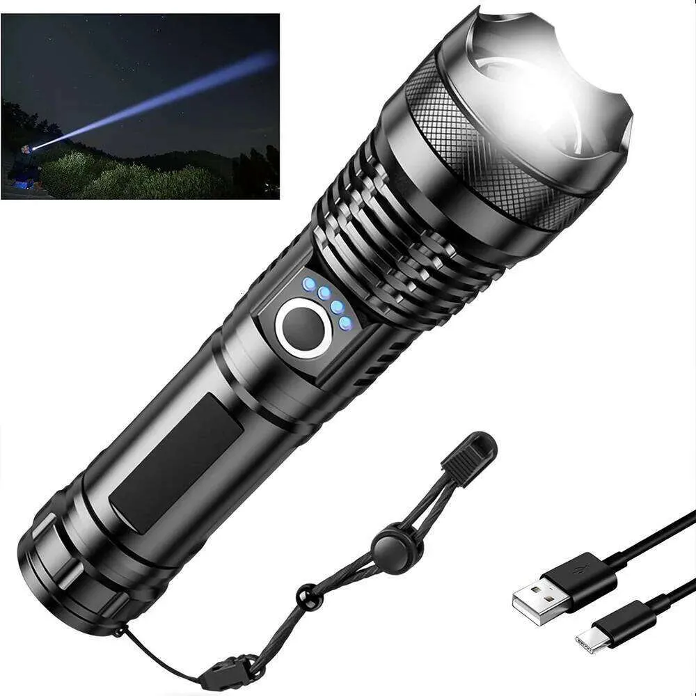 USB Rechargeable LED Flashlight 160 Lumens Waterproof Handheld Light ...