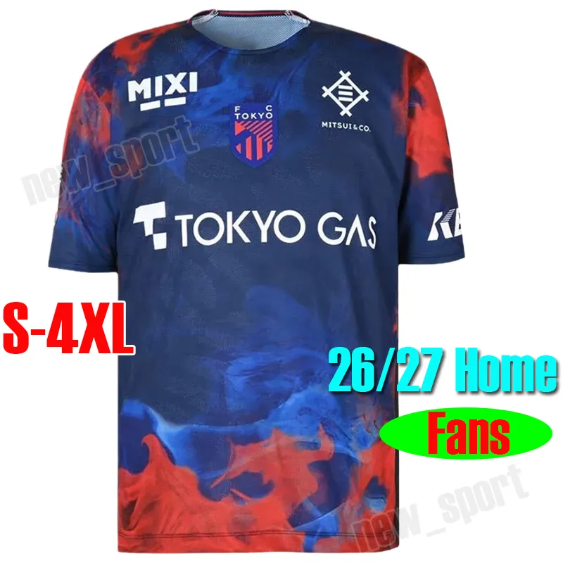 4XL FC Tokyo Soccer Jerseys Fans Version J1 League Men Sizes S-2XL