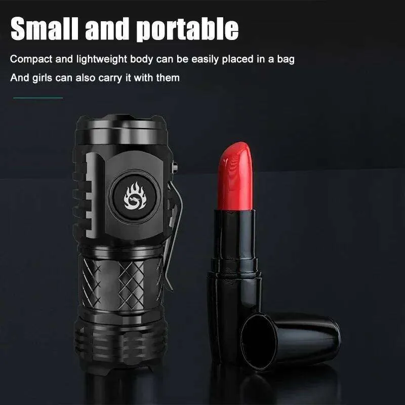 brightest rechargeable waterproof fighting flashlight NightBuddy Super Bright When the flashlight is powered off KNIBO Rechargeable Flashlight 99000 High