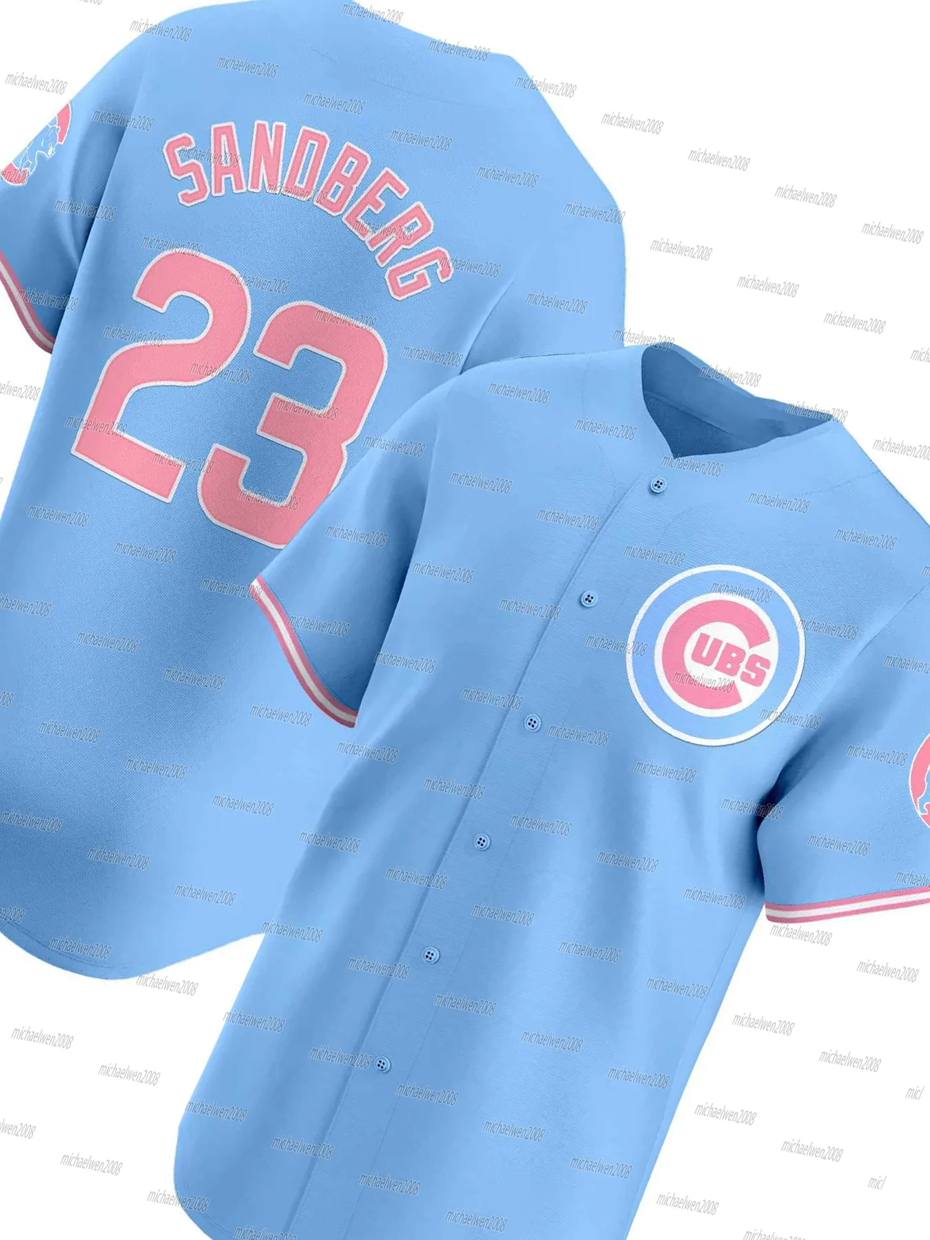 Maillot De Baseball Chicago Cubs Nike - Taille S, Couleur Blanc, Neuf Avec étiquettes, Pour Homme