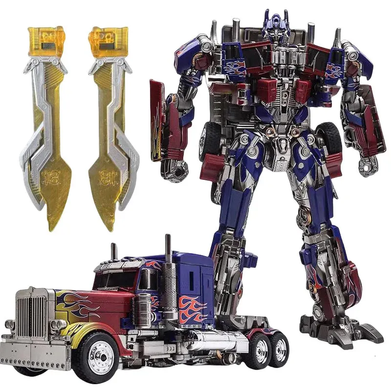 Transformation Robot Toys 30CM Commander Optimus Alloy Figure With ...