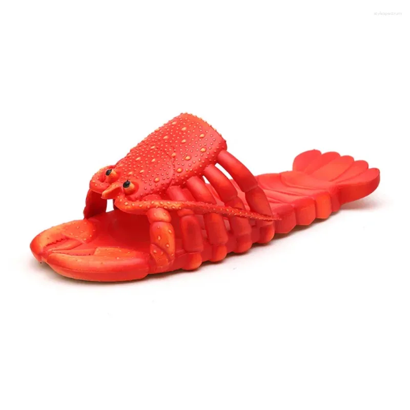 Unisex Lobster Design Sandals Comfortable Slides For Beach Pool_voghion.com