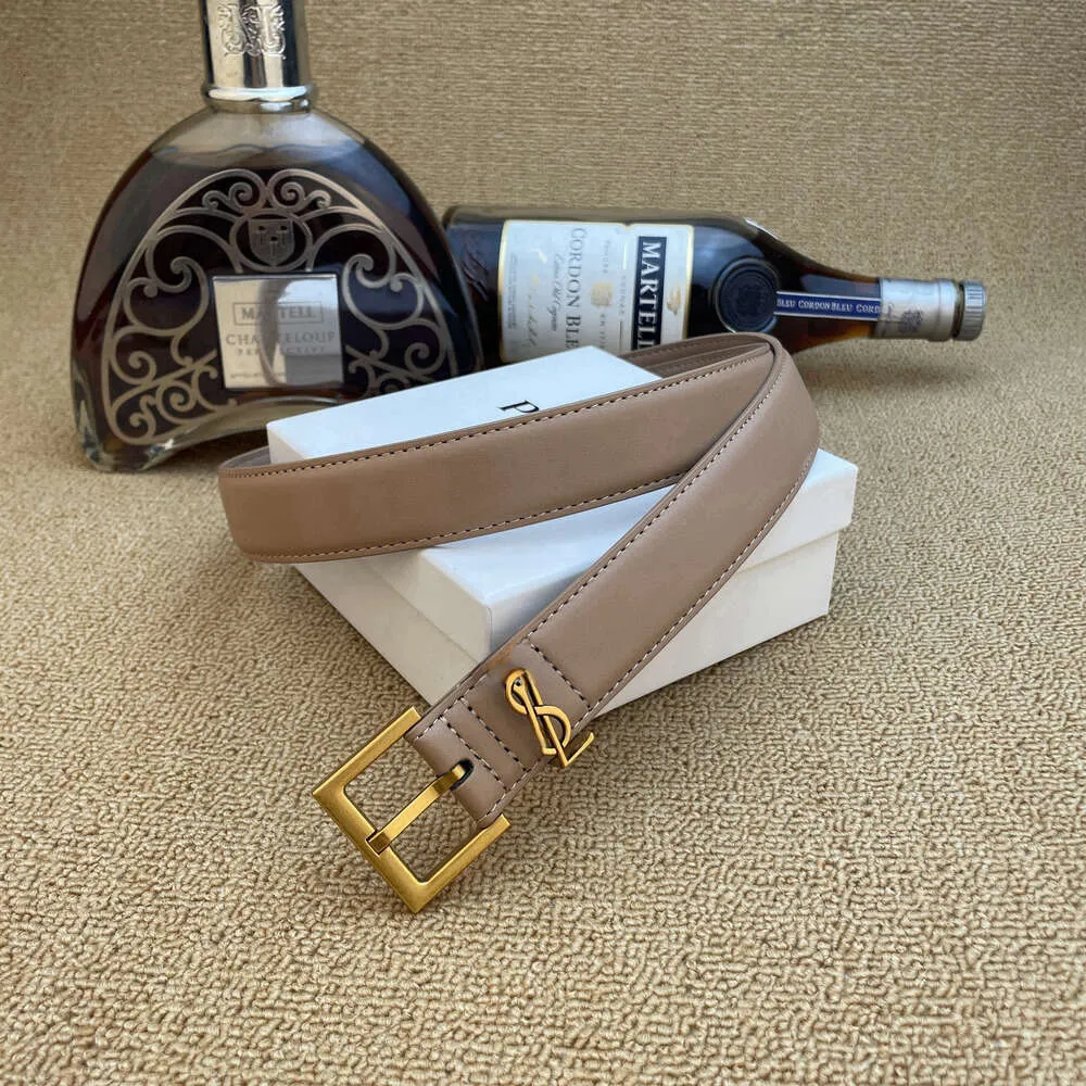 Vintage YSL Genuine Leather Wide Belt - Tan and Silver Hardware - Size: Small Vintage YSL Genuine Leather Wide Belt - Tan and Silver  main image 4