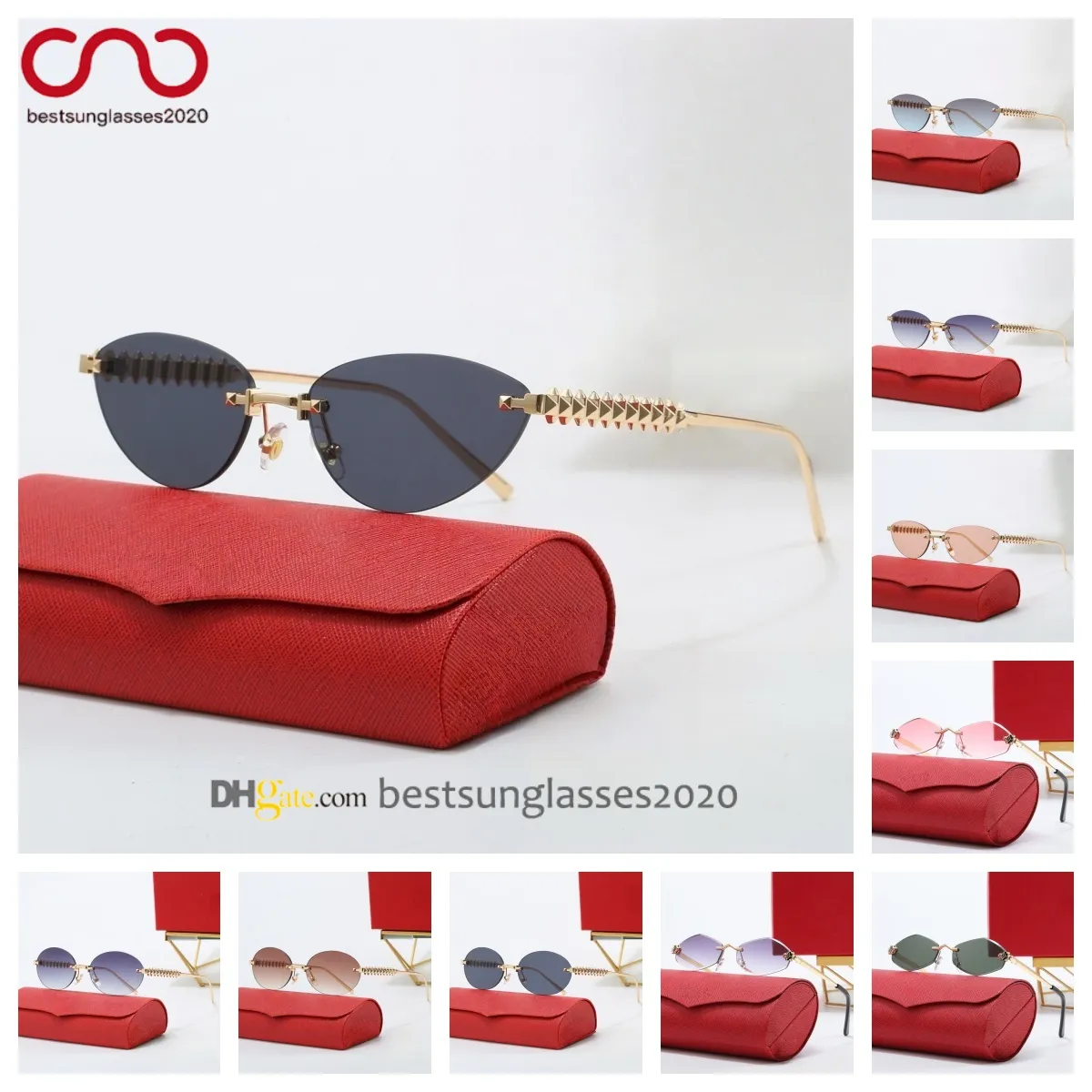 Oval Sunglasses UV400 Protection Non-Polarized Acetate Frame Mother-of-pearl Retro-Vintage Acetate Oval Gradient  main image 2