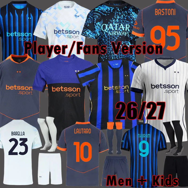 2025 2026 インテル ミラノス サッカー ユニフォーム Rミラノ ラウタロ
