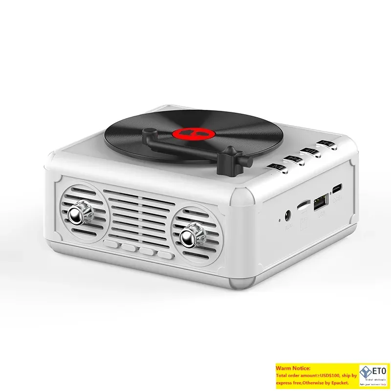 LL レトロ ジュークボックス ミニ Bluetooth スピーカー USB、TF、AUX