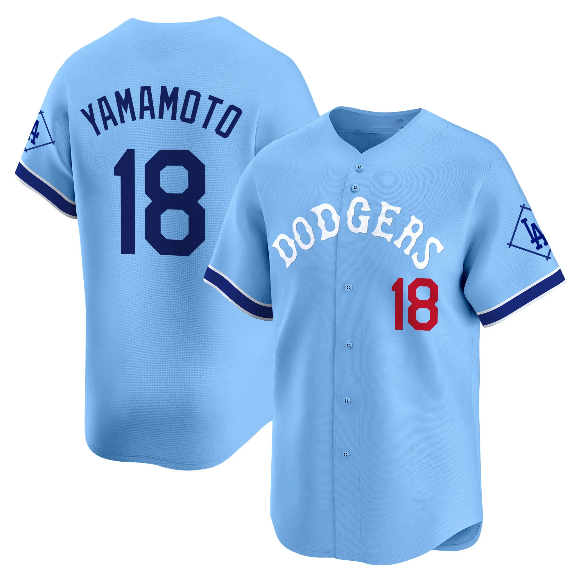 Yoshinobu Yamamoto 2026 Baseball Jersey Custom MLB From