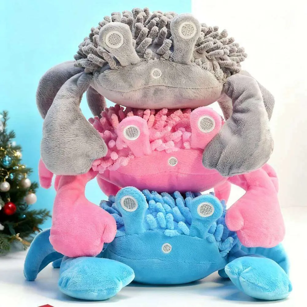 Curated visual reference: Fresh Look at Chenille Crab Plush Dog Toy With Dental Textures And Squeaky