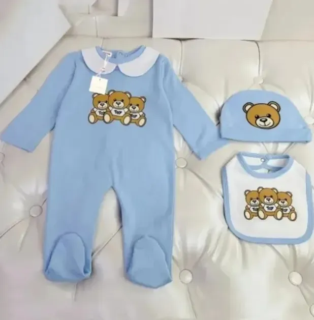 Baby Romper Jumpsuits Set   100% Cotton Long Sleeve... 