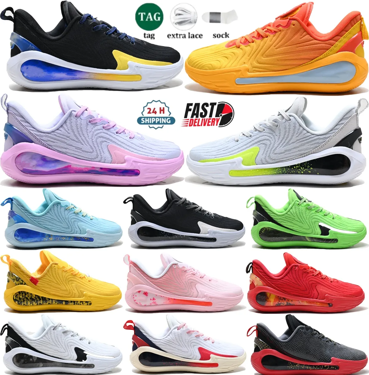Curry 12 Erkek Ve Kadın Basketbol Ayakkabısı Kaymaz Yi TL1