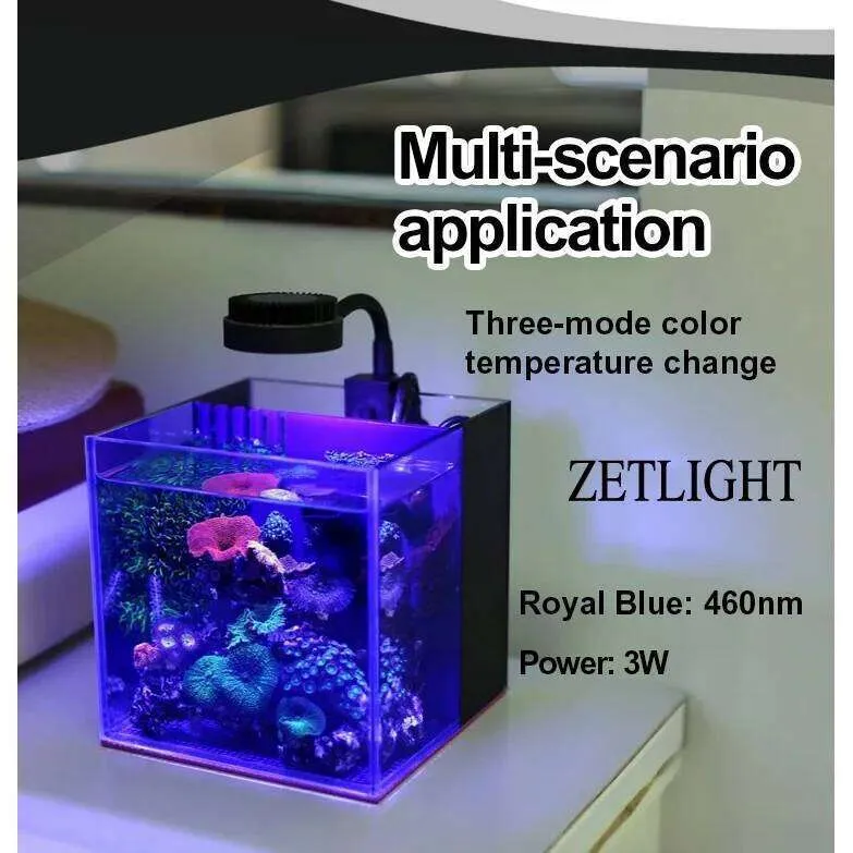 Zetlight M1 Pro Tam Spektrumlu Nano Akvaryum LED Işık Yi TL568