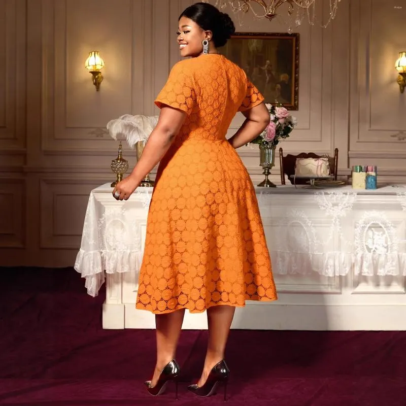 Ethnic Clothing African Party Evening Dresses For Women Autumn Elegant  Africa Short Sleeve O Neck Polyester Plus Size Midi Dress From 63,49 €
