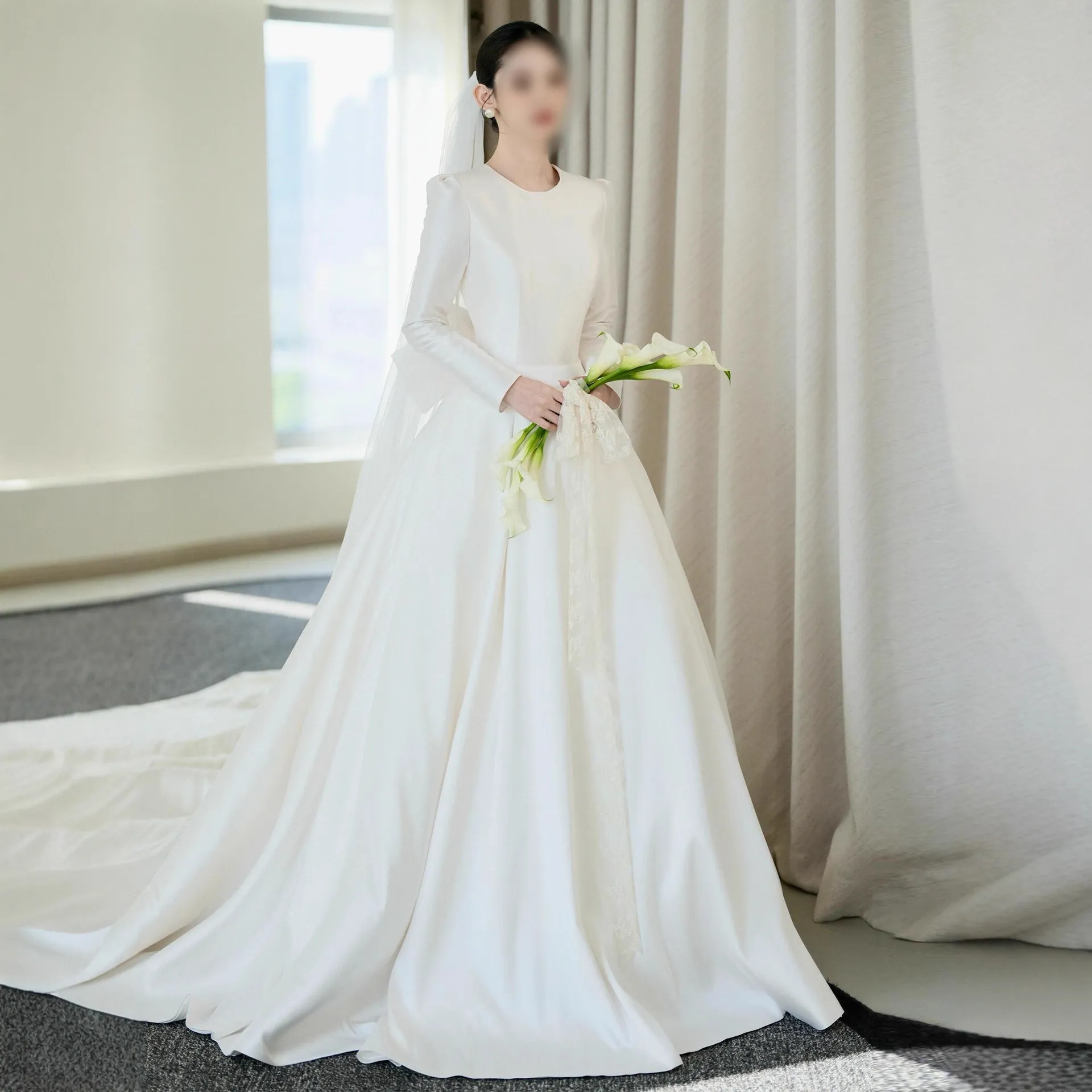 long sleeve engagement dresses ZAPAKA Women Ivory Lace Dress V Neck A Line Midi Bachelorette Dress, Ivory / US10 this dress will be your lovely partner. Engagement Dress With Sleeves Modest